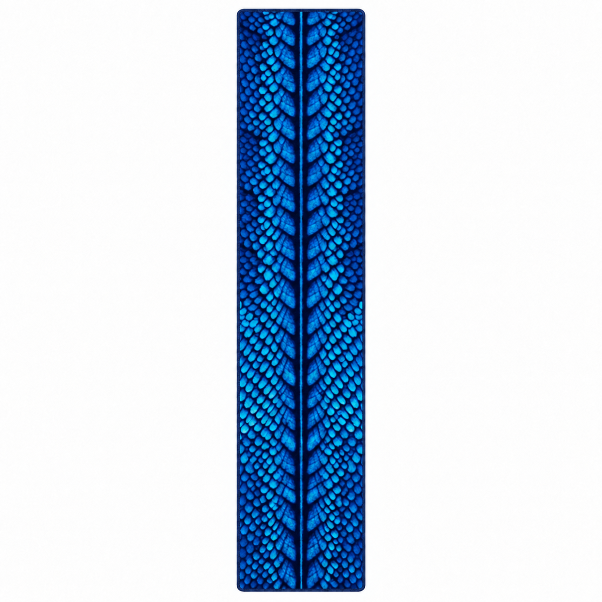 COBALT DRAGON SCALE AREA RUG