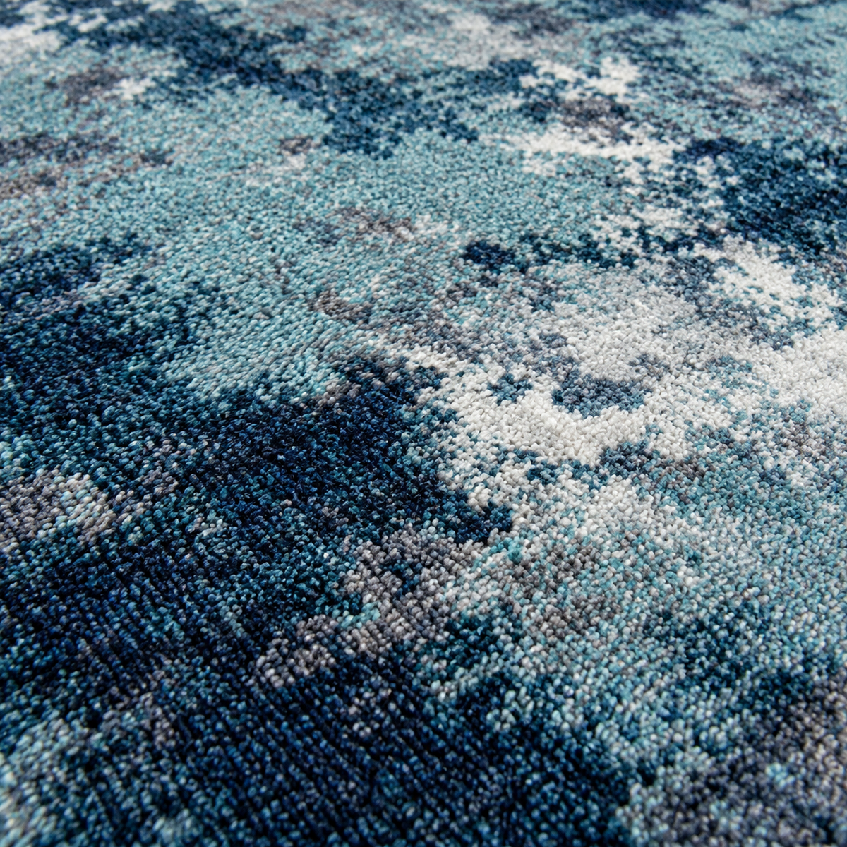 Deep End area rug fiber and pattern texture detail