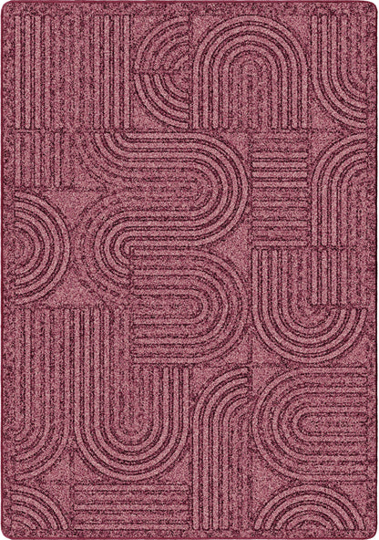 Detour rectangular area rug, product view