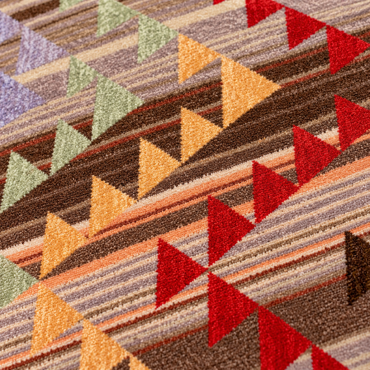 Fast Forward area rug fiber and pattern texture detail