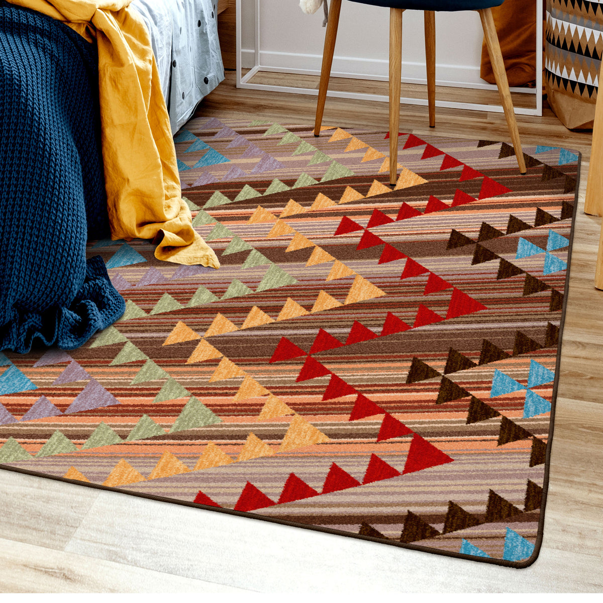 Fast Forward rectangular area rug, product view