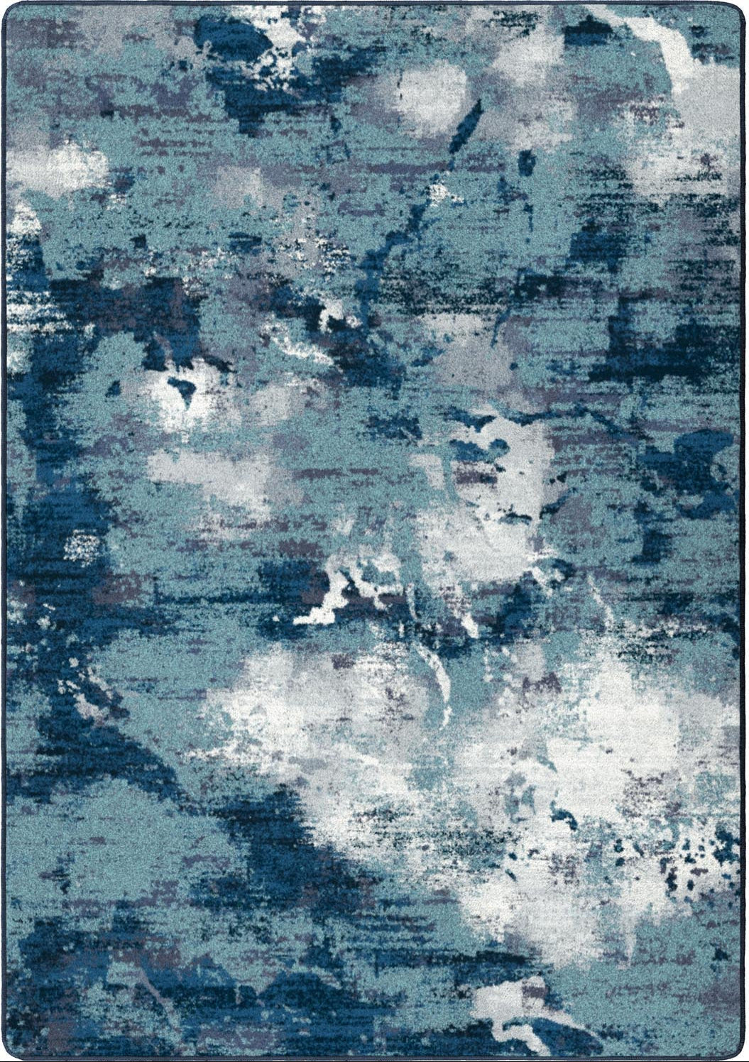 Deep End rectangular area rug, product view